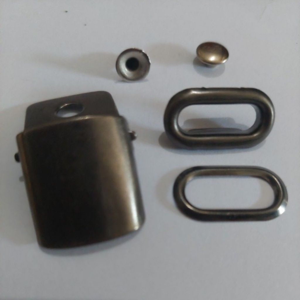 Pengait Topi Cakop Klip Besi - Black